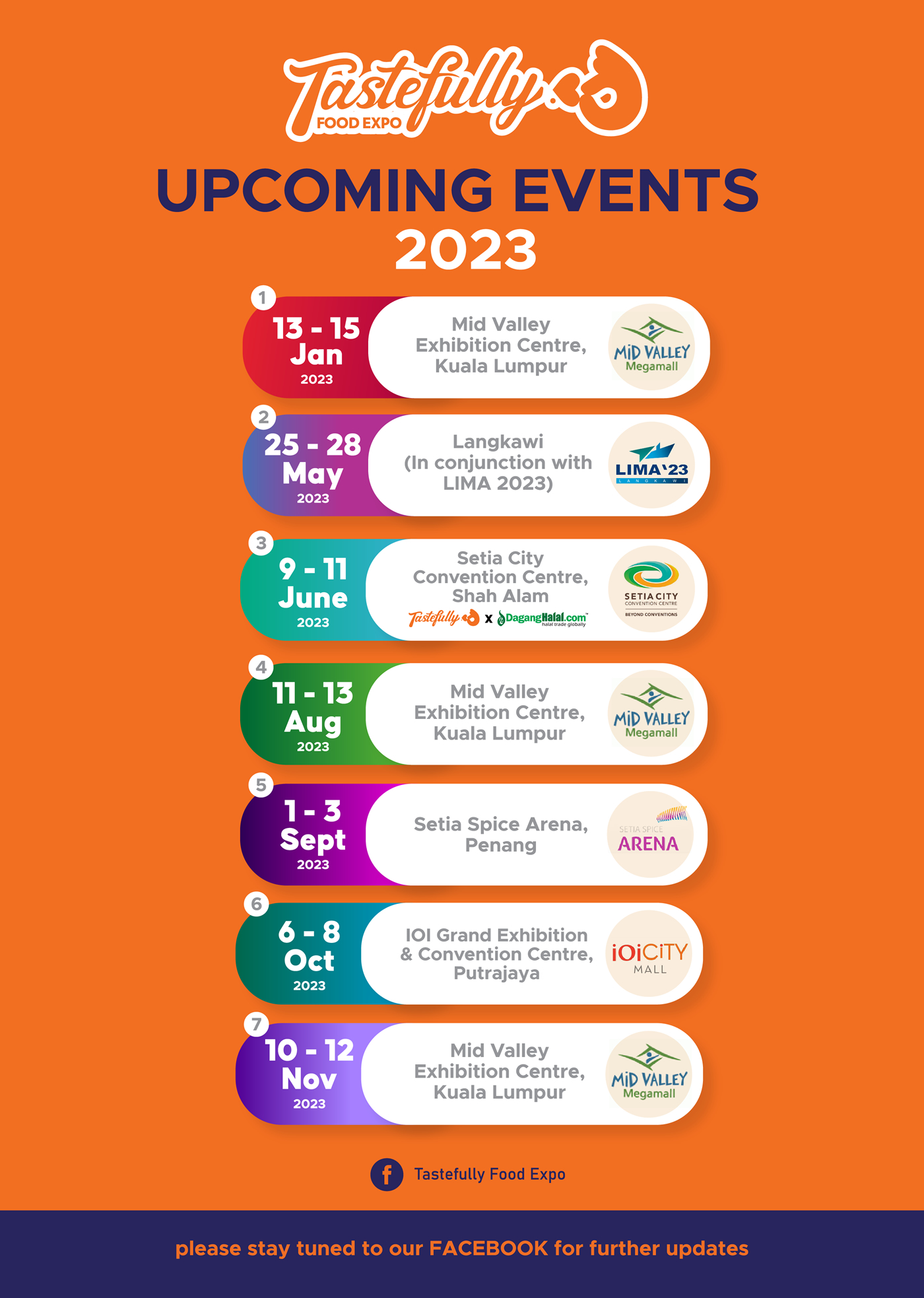 Tastefully Upcoming Events 2023